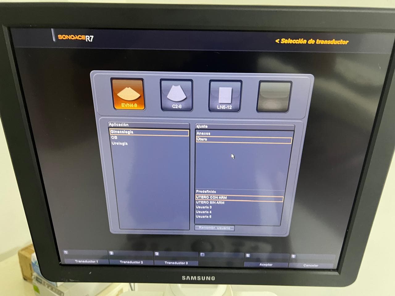 Ecógrafo Samsung SAR7 - miniatura 3
